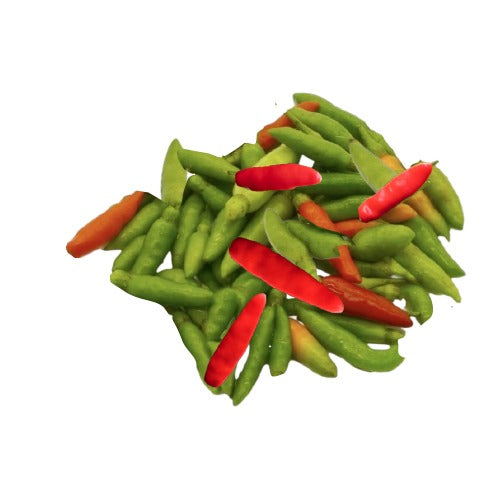 Bird Eye Chilly Green without stem