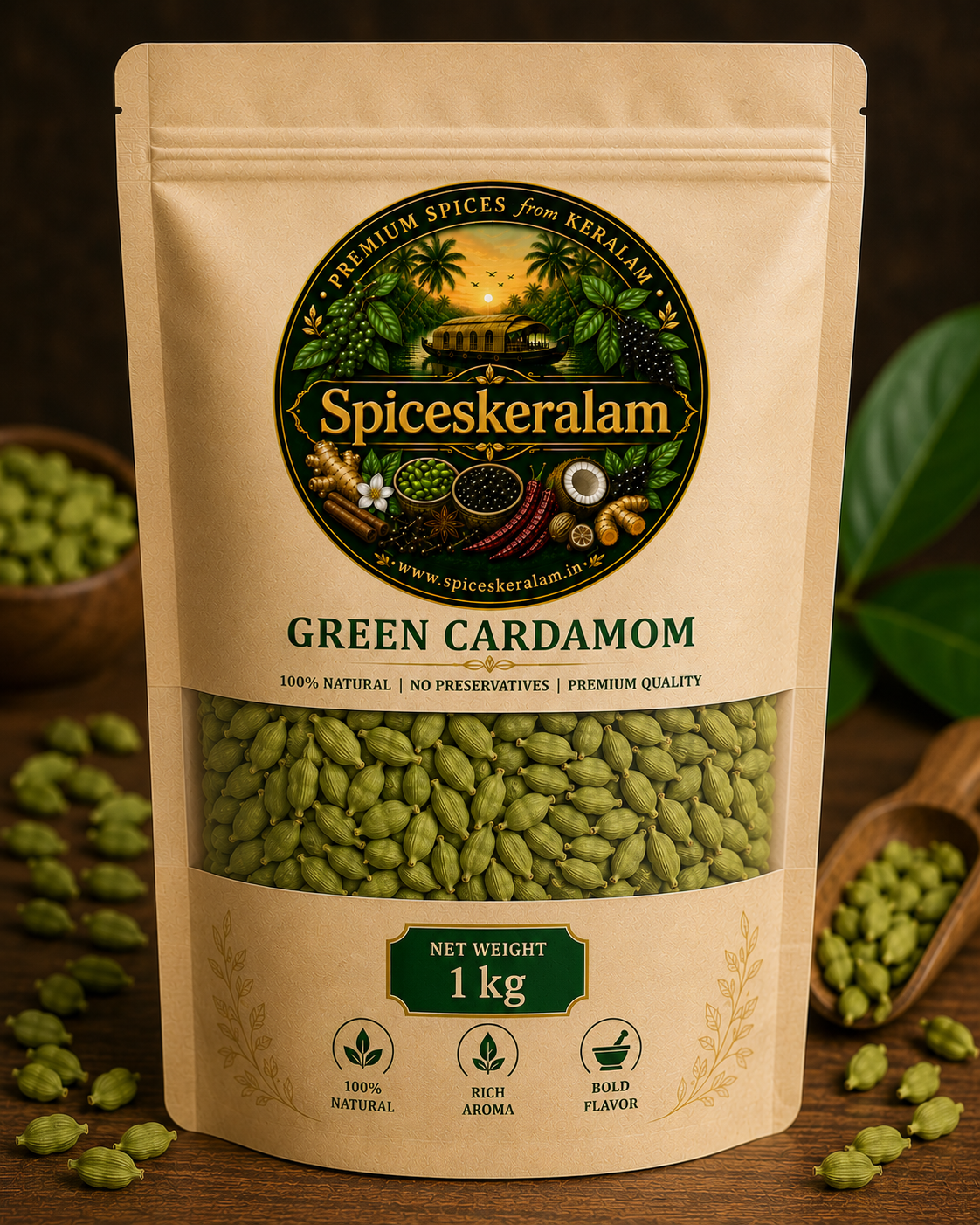 Green Cardamom 8 mm