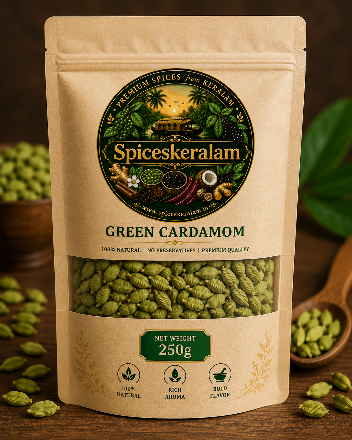 Green Cardamom 8 mm
