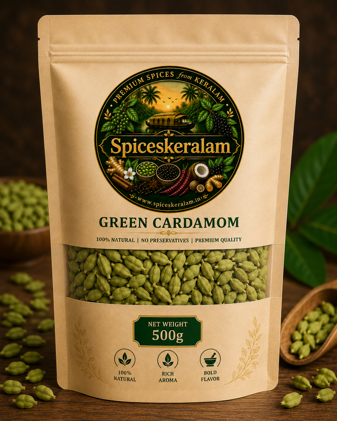 Green Cardamom 8 mm