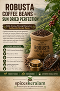 Coffee Robusta Beans Powder